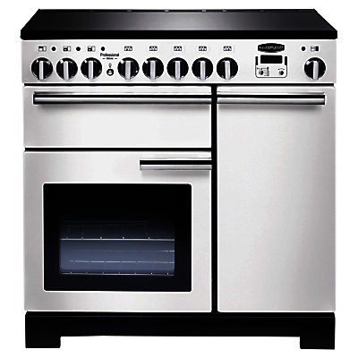 Rangemaster Professional Deluxe 90 Induction Hob Range Cooker White Rangemaster Professional Deluxe 90 Induction Hob Range Cooker White